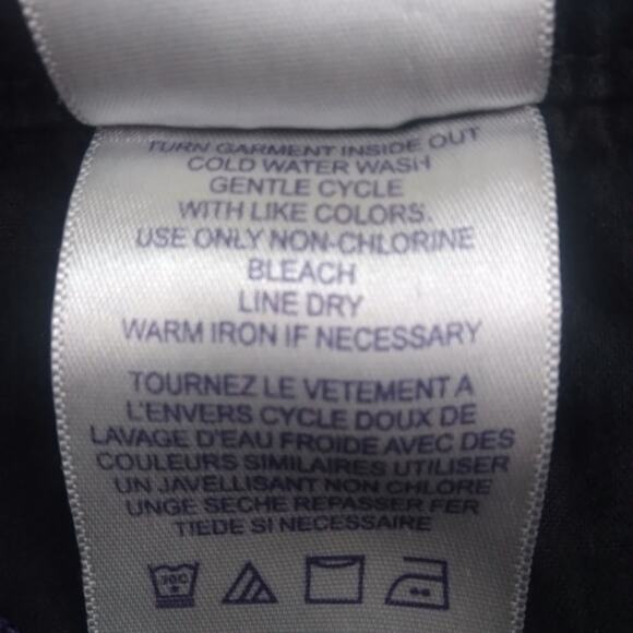 J331 NYDJ 10" Rise Black Bootcut sz 8 - Picture 8 of 9